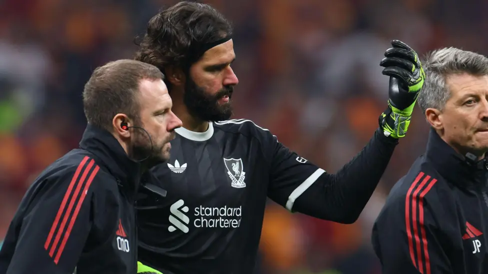 Injured goalkeeper Alisson 'will not play on Saturday'